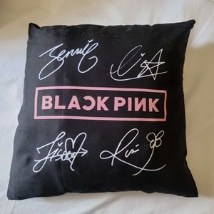 Black pink pillow case